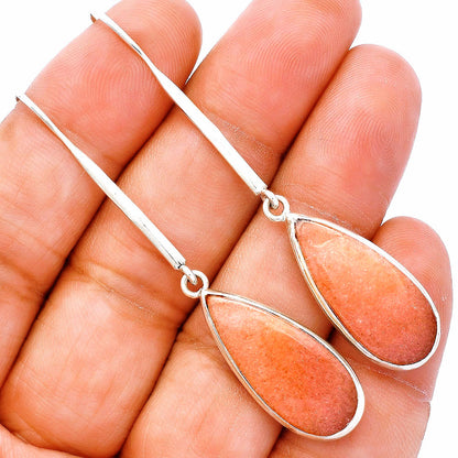 Natural Pink Aventurine Earrings E-1076 SDE81920