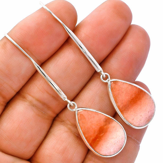 Natural Pink Aventurine Earrings E-1076 SDE81923