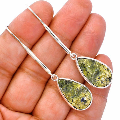 Natural Serpentine Earrings E-1076 SDE81924