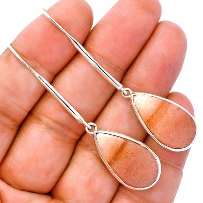 Natural Pink Aventurine Earrings E-1076 SDE81928