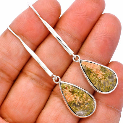 Natural Unakite Earrings E-1076 SDE81943