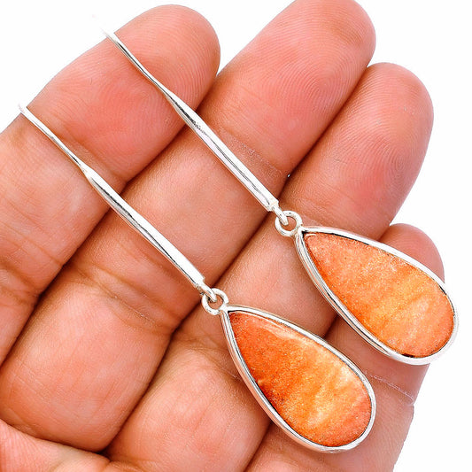 Natural Pink Aventurine Earrings E-1076 SDE81949