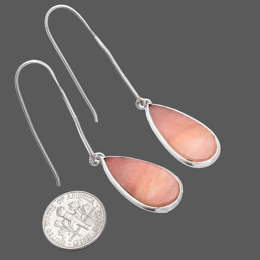 Natural Pink Aventurine Earrings E-1076 SDE81949