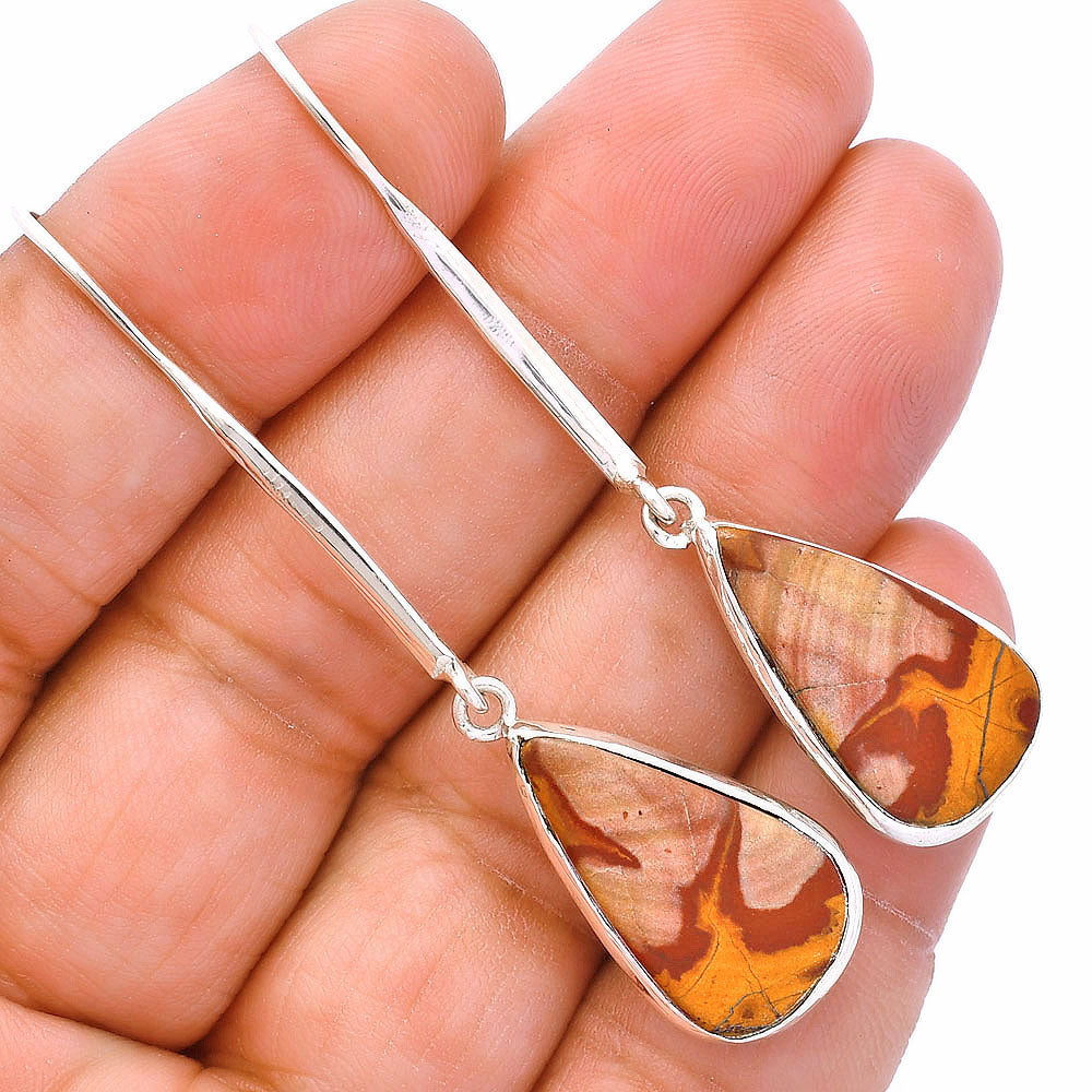 Natural Noreena Jasper Earrings E-1076 SDE81957