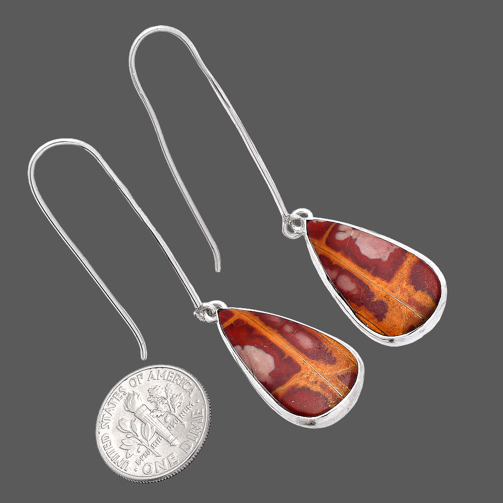 Natural Noreena Jasper Earrings E-1076 SDE81958