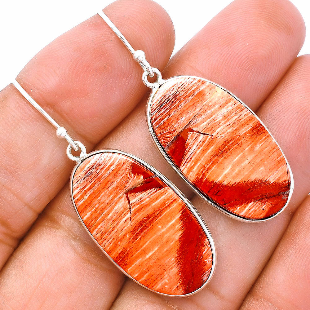 Natural Snake Skin Jasper Earrings E-1001 SDE81961