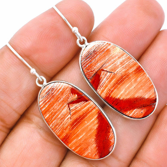 Natural Snake Skin Jasper Earrings E-1001 SDE81961