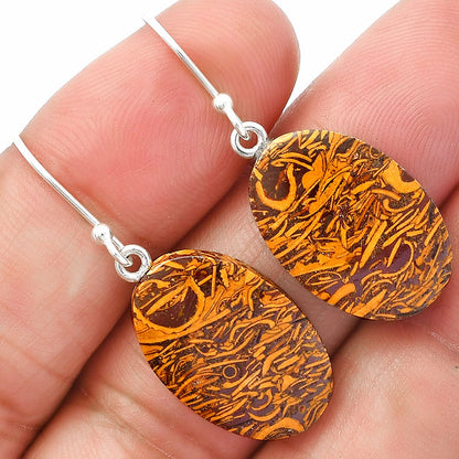 Coquina Fossil Jasper - India Earrings E-1003 SDE82089