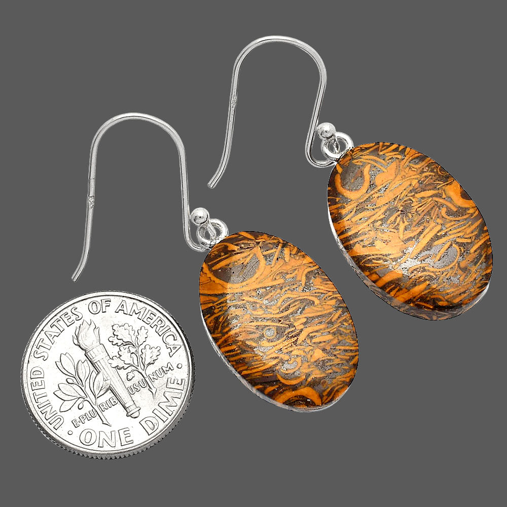 Coquina Fossil Jasper - India Earrings E-1003 SDE82089