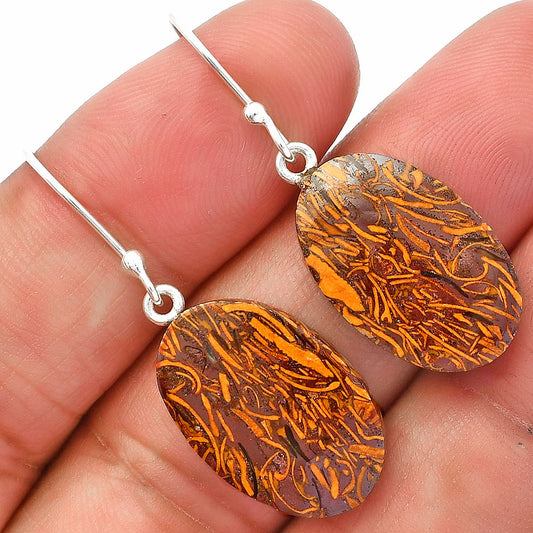 Coquina Fossil Jasper - India Earrings E-1003 SDE82091