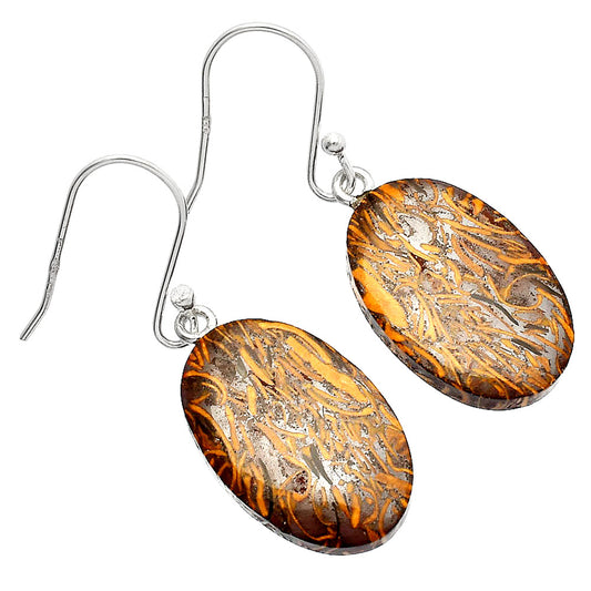Coquina Fossil Jasper - India Earrings E-1003 SDE82091