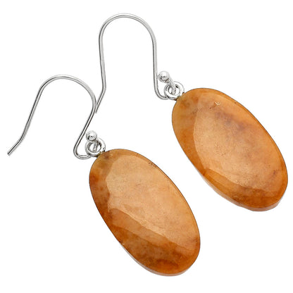 Natural Red Moss Agate Earrings E-1003 SDE82094