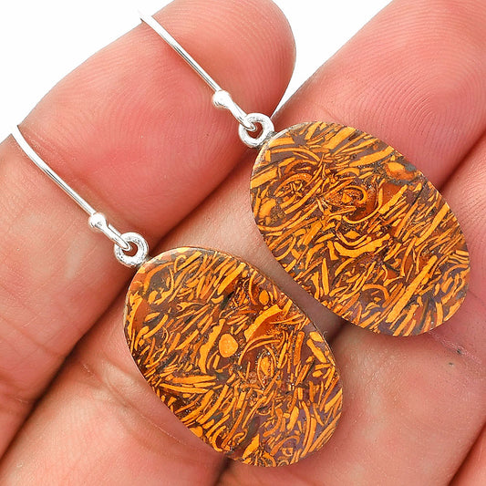 Coquina Fossil Jasper - India Earrings E-1003 SDE82101