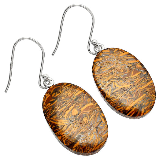 Coquina Fossil Jasper - India Earrings E-1003 SDE82101