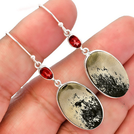 Apache Gold Healer's Gold & Garnet Earrings E-1002 SDE82168