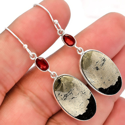 Apache Gold Healer's Gold & Garnet Earrings E-1002 SDE82230