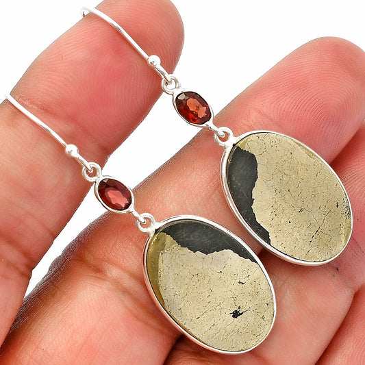 Apache Gold Healer's Gold & Garnet Earrings E-1002 SDE82337