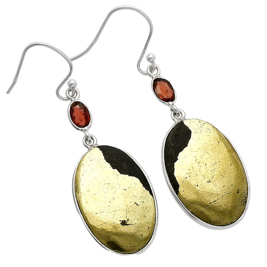 Apache Gold Healer's Gold & Garnet Earrings E-1002 SDE82337