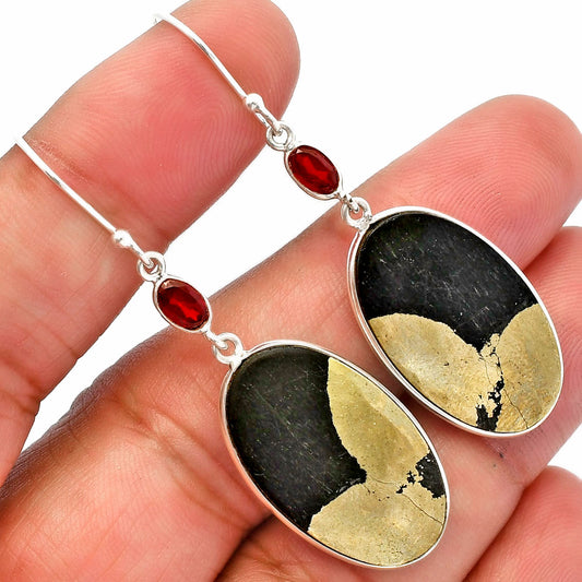 Apache Gold Healer's Gold & Garnet Earrings E-1002 SDE82345