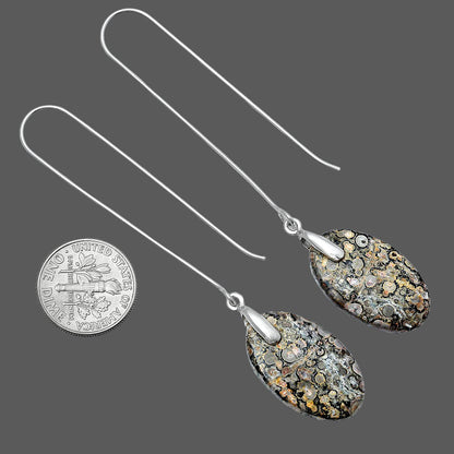 Natural Leopard Skin Jasper Earrings E-1089 SDE82781