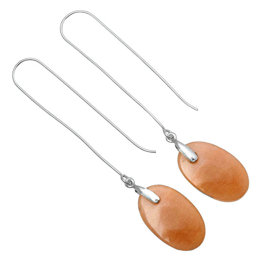 Natural Orange Aventurine Earrings E-1089 SDE82830