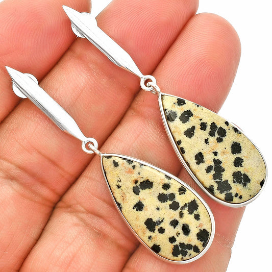 Natural Dalmatian Earrings E-1078 SDE83397