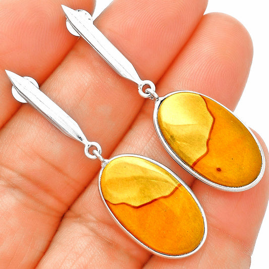 Natural Picture Jasper Earrings E-1078 SDE83404