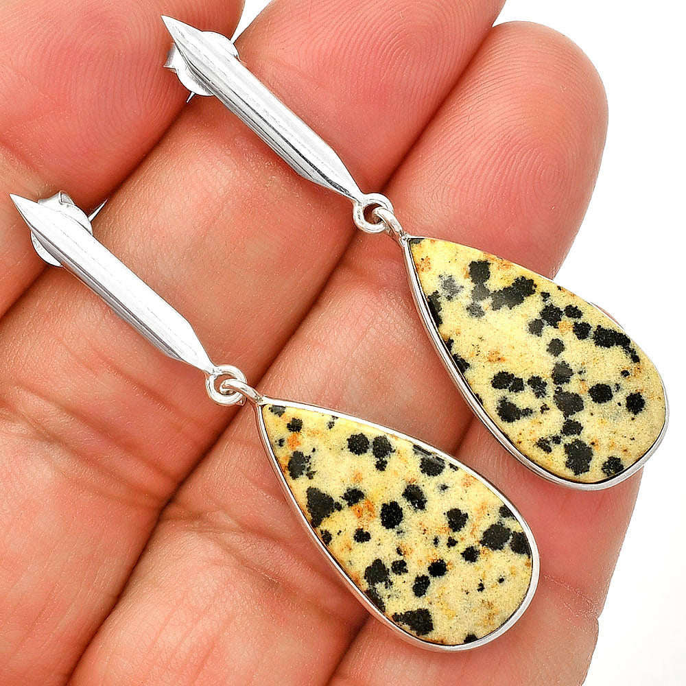 Natural Dalmatian Earrings E-1078 SDE83412