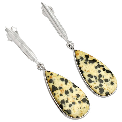 Natural Dalmatian Earrings E-1078 SDE83412