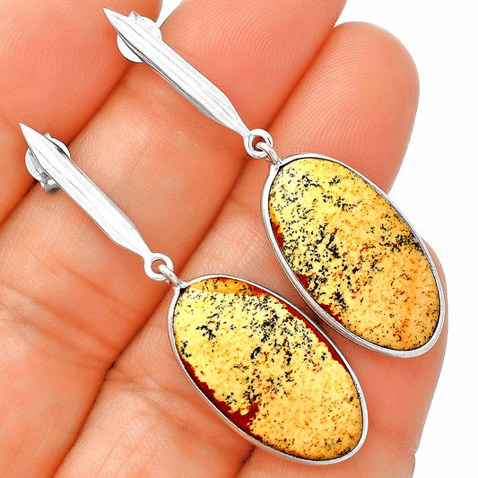 Natural Picture Jasper Earrings E-1078 SDE83428