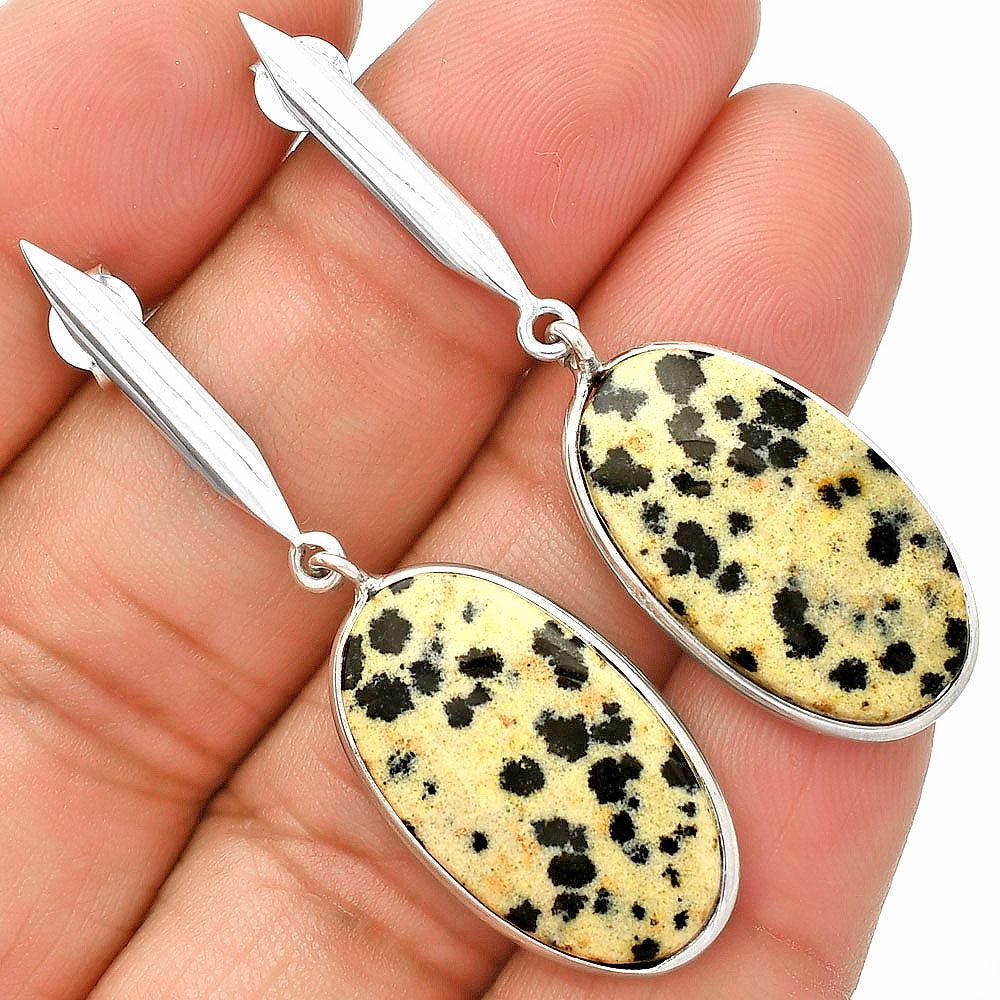 Natural Dalmatian Earrings E-1078 SDE83452