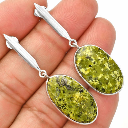 Natural Serpentine Earrings E-1078 SDE83455