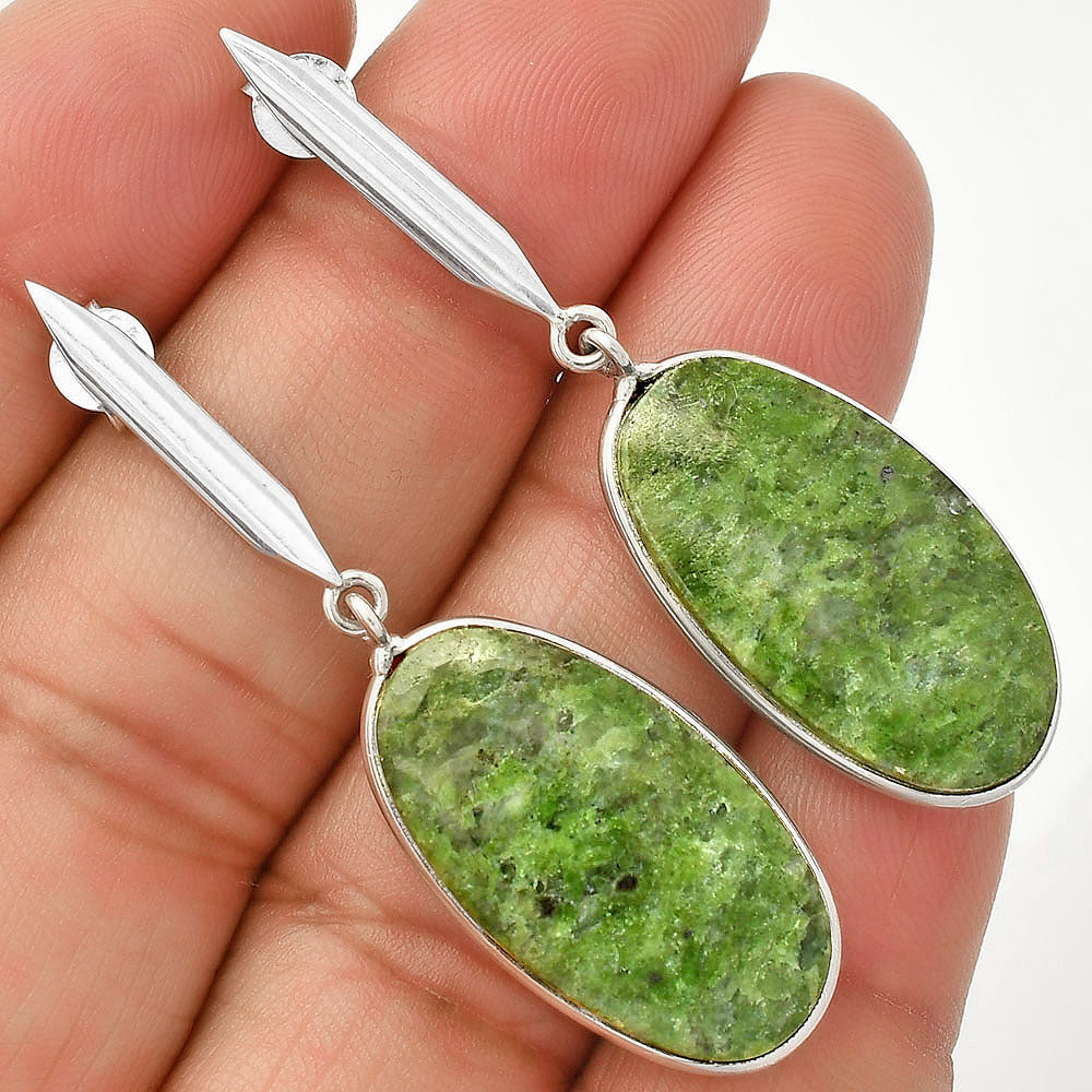 Natural Serpentine Earrings E-1078 SDE83458