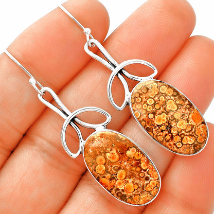 Natural Poppy Jasper Earrings E-1197 SDE83700