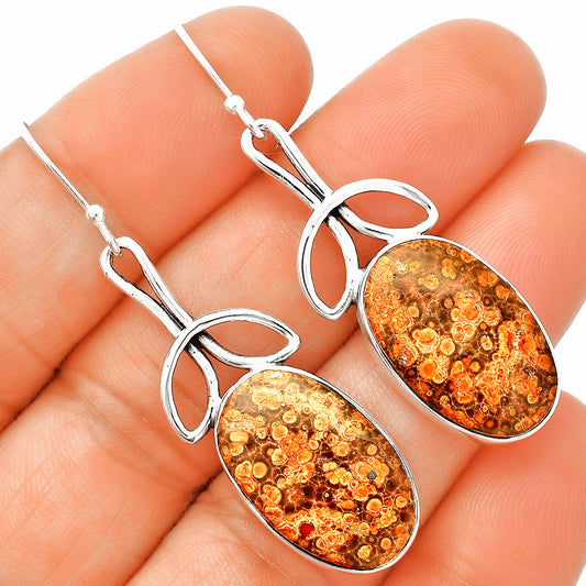 Natural Poppy Jasper Earrings E-1197 SDE83701