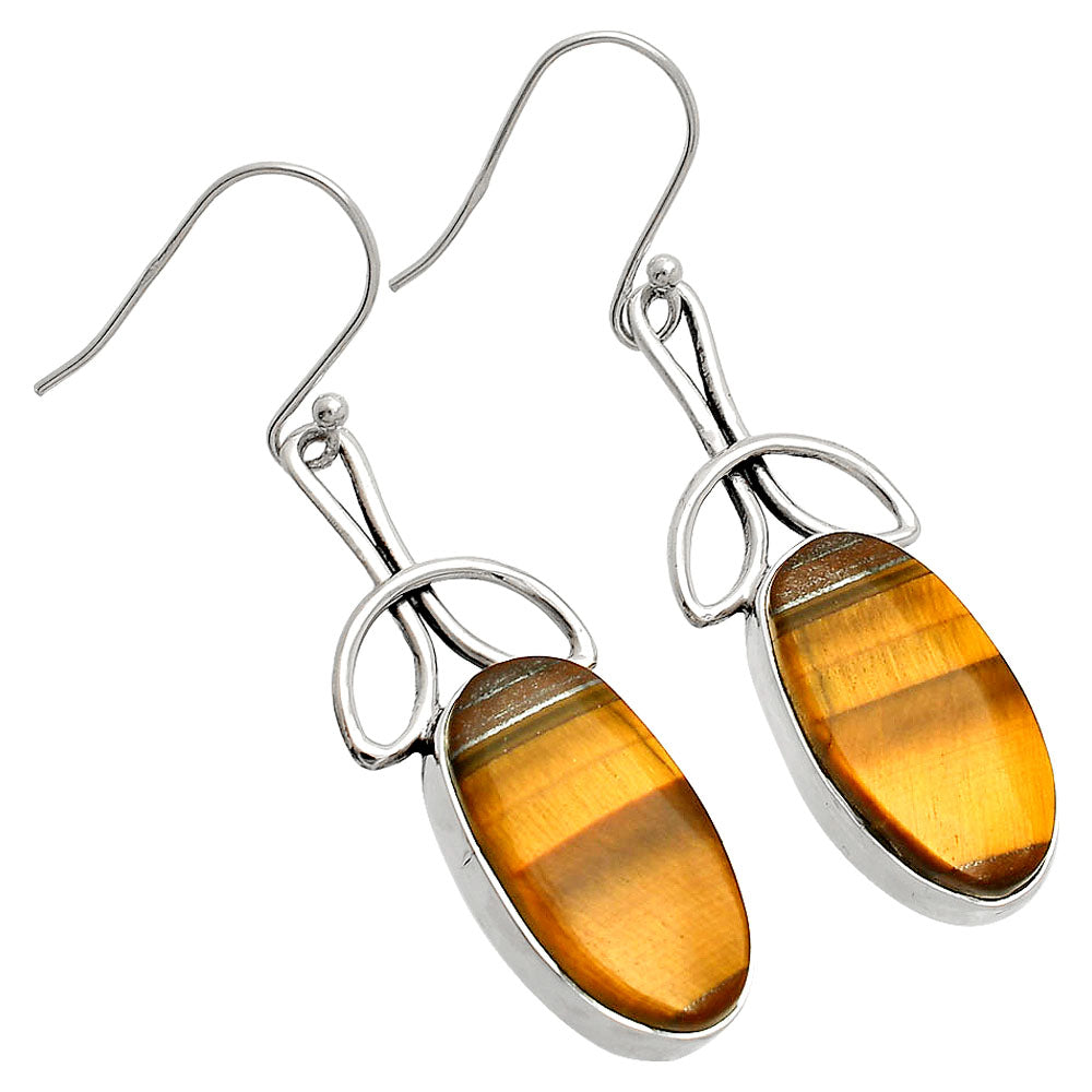 Natural Tiger Eye - Africa Earrings E-1197 SDE83702