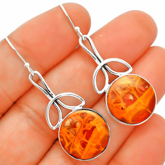 Natural Noreena Jasper Earrings E-1197 SDE83705