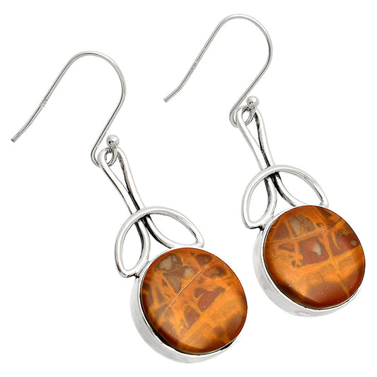 Natural Noreena Jasper Earrings E-1197 SDE83705