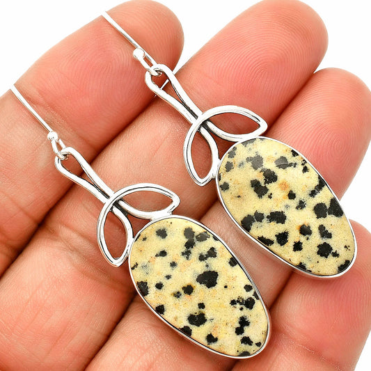 Natural Dalmatian Earrings E-1197 SDE83709