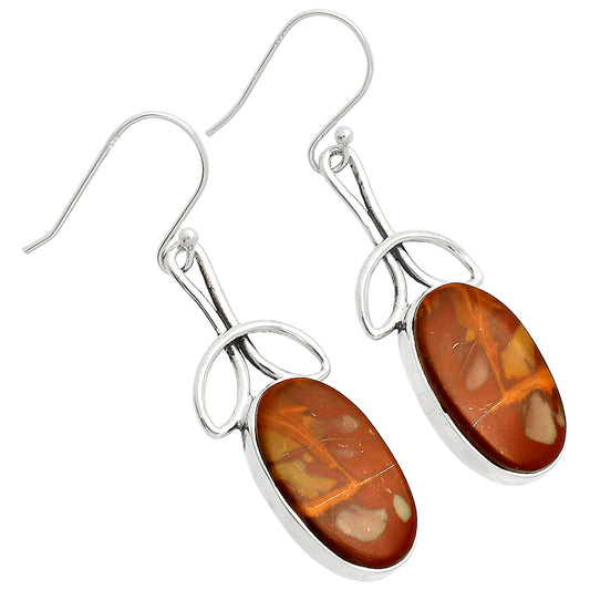 Natural Noreena Jasper Earrings E-1197 SDE83723