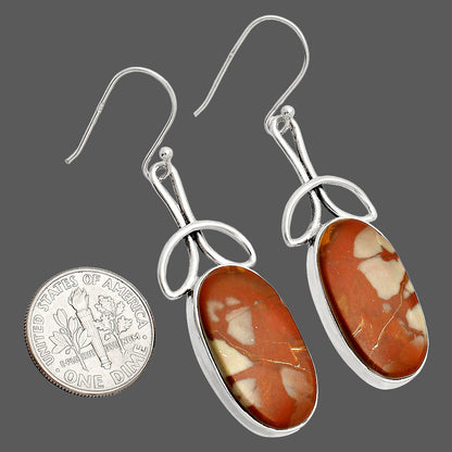 Natural Noreena Jasper Earrings E-1197 SDE83746