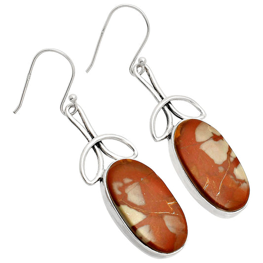 Natural Noreena Jasper Earrings E-1197 SDE83746