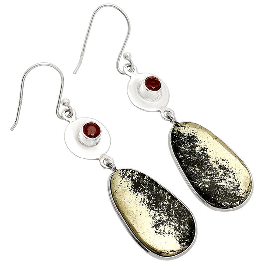 Apache Gold Healer's Gold & Garnet Earrings E-1081 SDE83871
