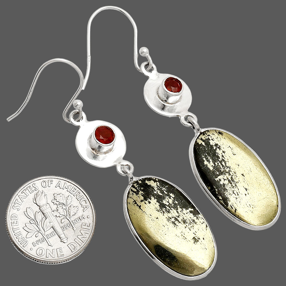 Apache Gold Healer's Gold & Garnet Earrings E-1081 SDE83904