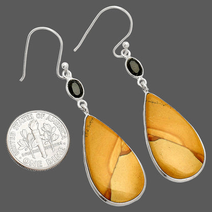 Natural Picture Jasper & Black Onyx Earrings E-1002 SDE83999