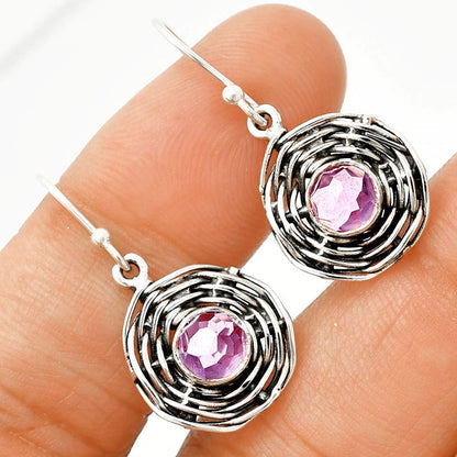 Natural Amethyst - Brazil Earrings E-1222 SDE84233