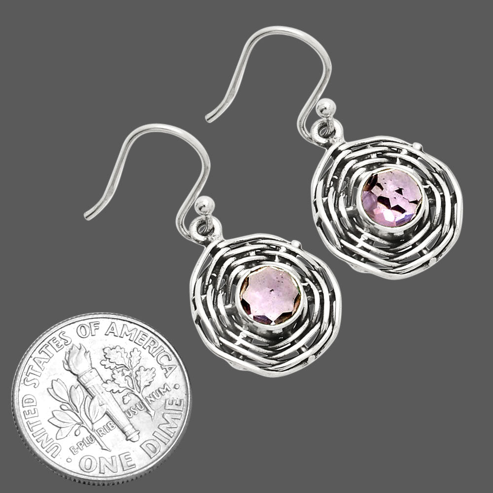 Natural Amethyst - Brazil Earrings E-1222 SDE84233