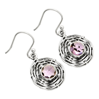 Natural Amethyst - Brazil Earrings E-1222 SDE84233