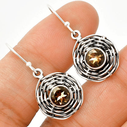 Natural Smoky Quartz - Brazil Earrings E-1222 SDE84250