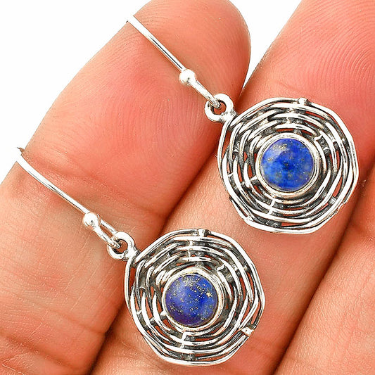 Natural Lapis Lazuli - Afghanistan Earrings E-1222 SDE84261